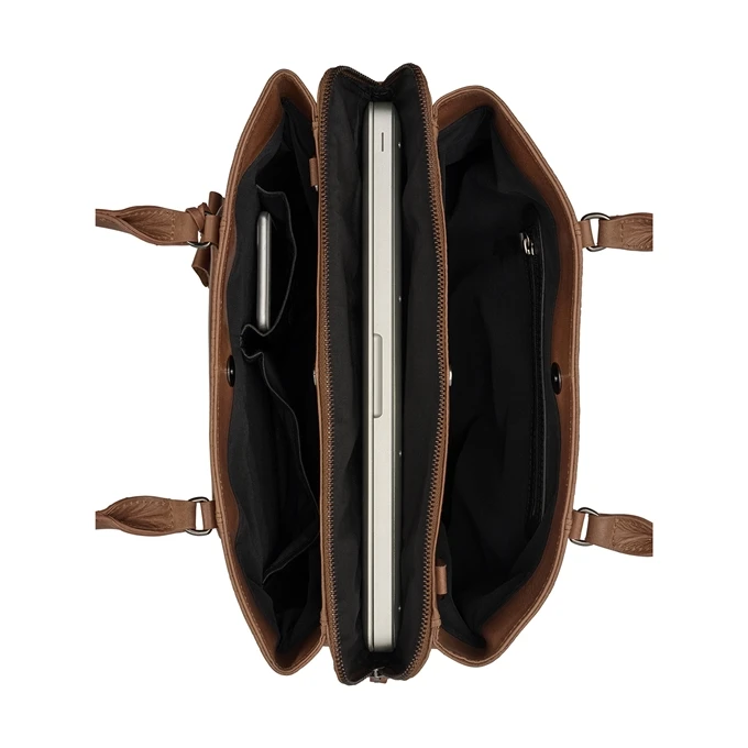 Burkely Casual Carly Workbag 13,3" Cognac 4 Burkely Casual Carly Workbag 13,3" Cognac - Afbeelding 4