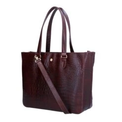 FMME. Caithy 15.6 Workingbag Croco Brown 17 FMME. Caithy 15.6 Workingbag Croco Brown -Mode Tassen Winkel image 10113