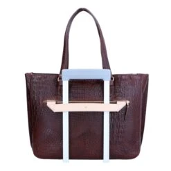 FMME. Caithy 15.6 Workingbag Croco Brown 18 FMME. Caithy 15.6 Workingbag Croco Brown -Mode Tassen Winkel image 10114