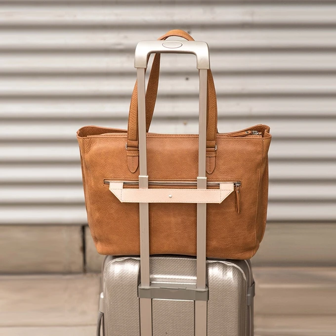 FMME. Caithy 15.6 Workingbag Croco Brown 14 FMME. Caithy 15.6 Workingbag Croco Brown - Afbeelding 14