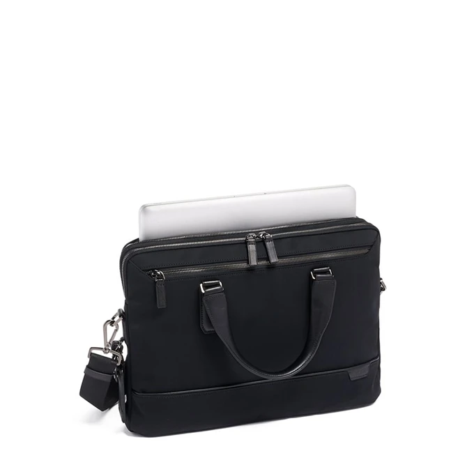 Tumi Harrison Sycamore Slim Brief Black 2 Tumi Harrison Sycamore Slim Brief Black - Afbeelding 2
