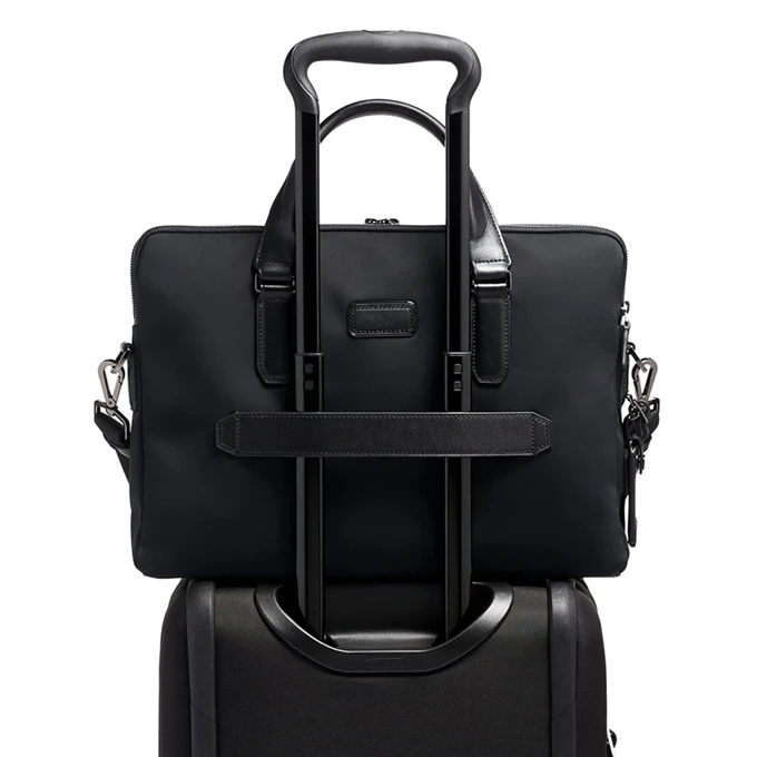 Tumi Harrison Sycamore Slim Brief Black 4 Tumi Harrison Sycamore Slim Brief Black - Afbeelding 4