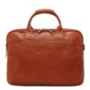 Castelijn & Beerens Firenze Business Laptoptas 15.6" 3 Vaks Licht Bruin