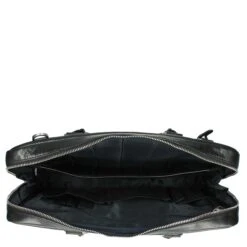 Leonhard Heyden Cambridge 1 Compartment Briefcase S Black -Mode Tassen Winkel image 10145
