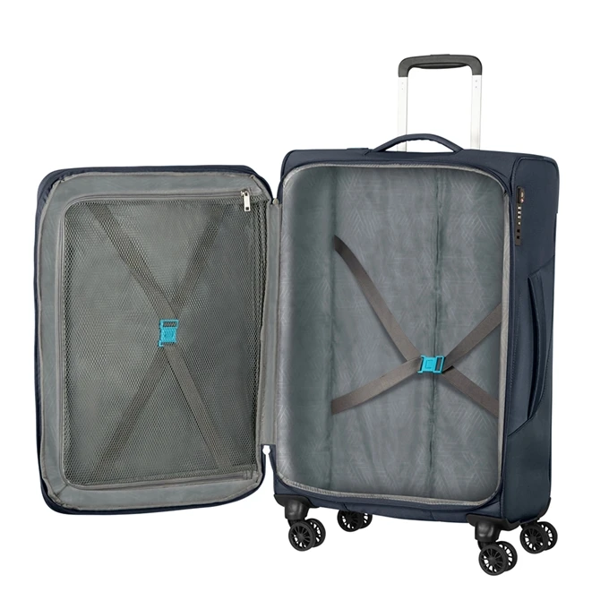 American Tourister Summerfunk Spinner 67 Expandable Navy 8 American Tourister Summerfunk Spinner 67 Expandable Navy - Afbeelding 8