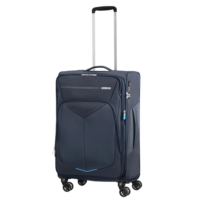 American Tourister Summerfunk Spinner 67 Expandable Navy 9 American Tourister Summerfunk Spinner 67 Expandable Navy - Afbeelding 9
