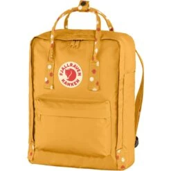Fjallraven Kanken Ochre-confetti Pattern -Mode Tassen Winkel image 10392