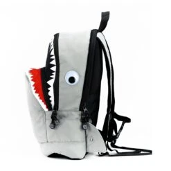 Pick & Pack Shark Shape Backpack M Grey -Mode Tassen Winkel image 10492