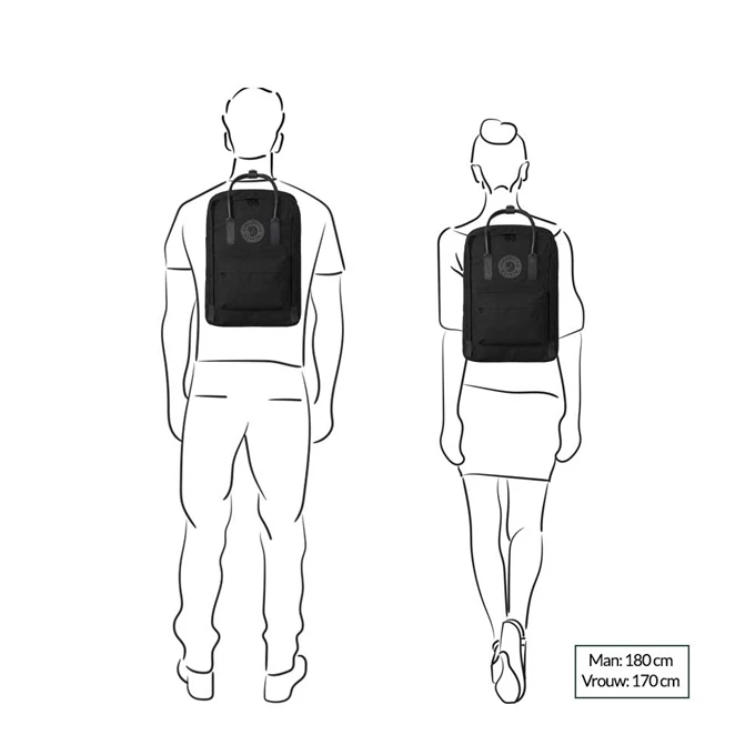 Fjallraven Kanken No. 2 Laptop 15" Black 2 Fjallraven Kanken No. 2 Laptop 15" Black - Afbeelding 2