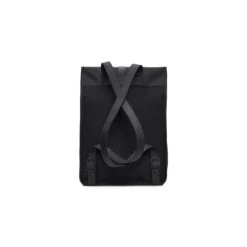 Rains Rucksack W3 Black -Mode Tassen Winkel image 10826