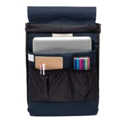 Lefrik Scout Backpack Metal Hook Navy -Mode Tassen Winkel image 10923