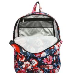 Enrico Benetti Andorra 15'' Laptop Backpack Red Pink Flower -Mode Tassen Winkel image 10989