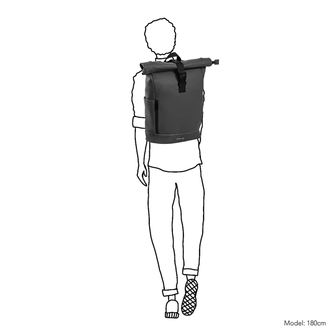 Daniel Ray Highlands Waterafstotende Laptop Backpack 15.6'' M Antraciet 2 Daniel Ray Highlands Waterafstotende Laptop Backpack 15.6'' M Antraciet - Afbeelding 2