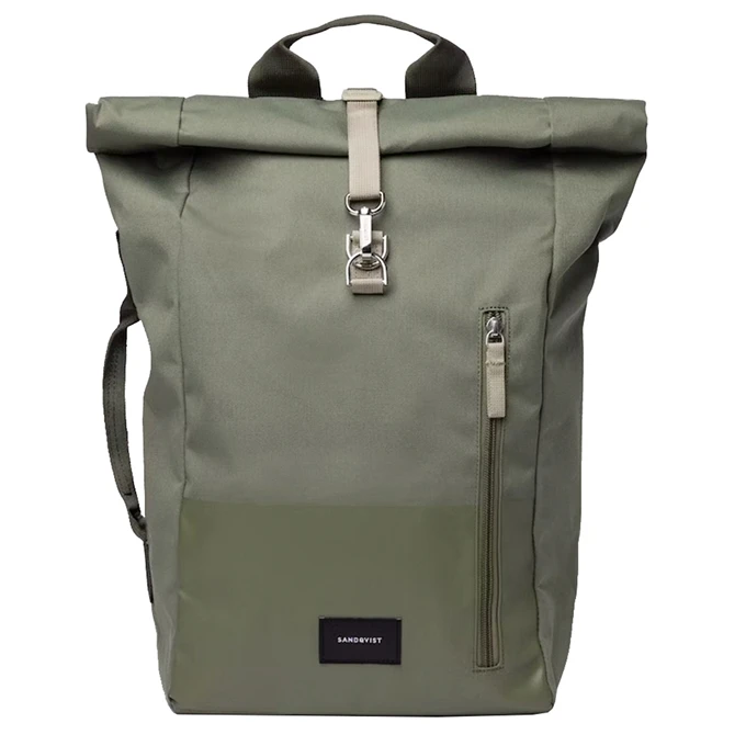 Sandqvist Dante Vegan Backpack Clover Green 1 Sandqvist Dante Vegan Backpack Clover Green