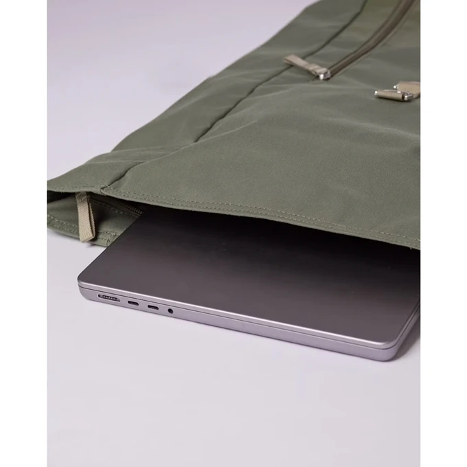 Sandqvist Dante Vegan Backpack Clover Green 5 Sandqvist Dante Vegan Backpack Clover Green - Afbeelding 5