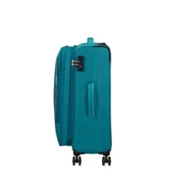 American Tourister Pulsonic Spinner 68 EXP Stone Teal -Mode Tassen Winkel image 1141