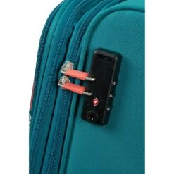 American Tourister Pulsonic Spinner 68 EXP Stone Teal -Mode Tassen Winkel image 1144