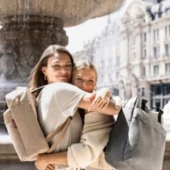 Reisenthel Travelling Allday Backpack M Twist Coffee -Mode Tassen Winkel image 11492