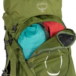 Osprey Aether 55 Backpack L/XL Mustard Green -Mode Tassen Winkel image 11892