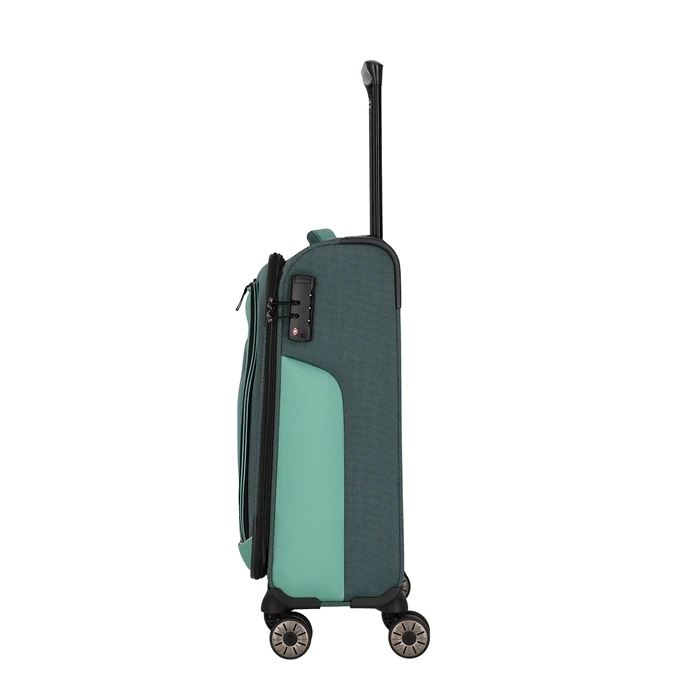 Travelite Viia 4 Wheel Trolley S Green 4 Travelite Viia 4 Wheel Trolley S Green - Afbeelding 4
