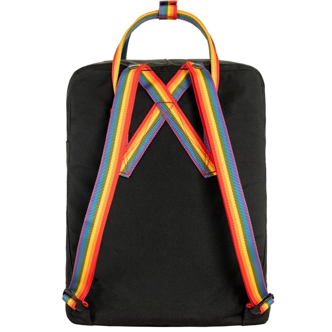 Fjallraven Kanken Rainbow Black-rainbow Pattern 5 Fjallraven Kanken Rainbow Black-rainbow Pattern - Afbeelding 5