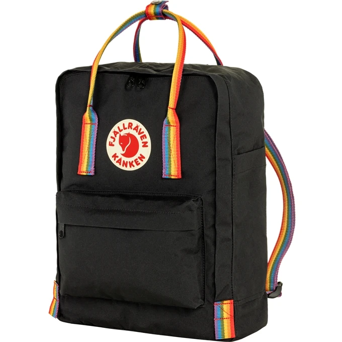 Fjallraven Kanken Rainbow Black-rainbow Pattern 6 Fjallraven Kanken Rainbow Black-rainbow Pattern - Afbeelding 6