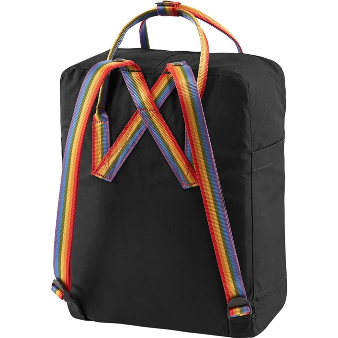 Fjallraven Kanken Rainbow Black-rainbow Pattern 7 Fjallraven Kanken Rainbow Black-rainbow Pattern - Afbeelding 7
