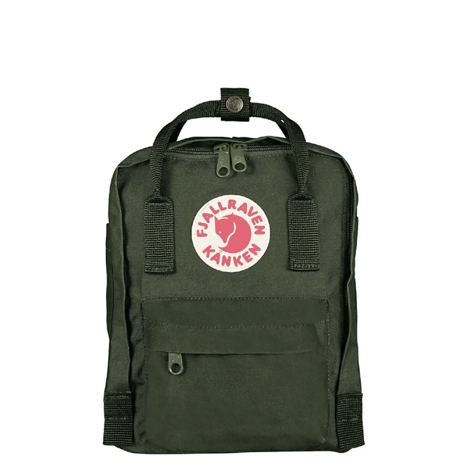 Fjallraven Kanken Mini Rugzak Forest Green 1 Fjallraven Kanken Mini Rugzak Forest Green