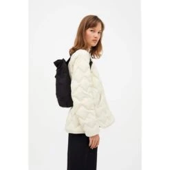 Lefrik Roll Mini Backpack Black -Mode Tassen Winkel image 12833