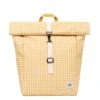 Lefrik Roll Mini Backpack Printed Vichy Mustard