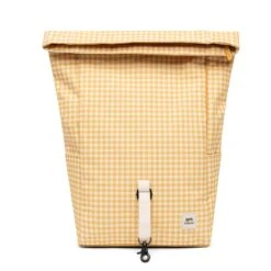 Lefrik Roll Mini Backpack Printed Vichy Mustard 8 Lefrik Roll Mini Backpack Printed Vichy Mustard -Mode Tassen Winkel image 12840