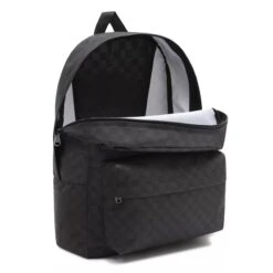 Vans Old Skool Check Backpack Black/charcoal -Mode Tassen Winkel image 12940