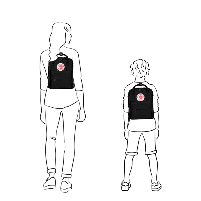 Fjallraven Kanken Mini Rugzak Sky Blue 2 Fjallraven Kanken Mini Rugzak Sky Blue - Afbeelding 2