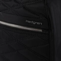 Hedgren Inner City Vogue Rugzak L New Quilt Black -Mode Tassen Winkel image 12999