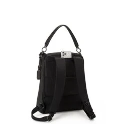 Tumi Voyageur Leigh Backpack/Tote Black/gunmetal -Mode Tassen Winkel image 13057