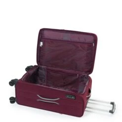 Gabol Zambia Trolley Medium 69 Burgundy -Mode Tassen Winkel image 1332