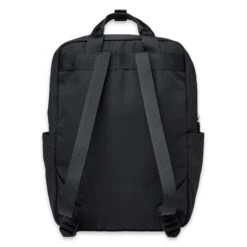Sandqvist Knut Backpack Black With Black Webbing -Mode Tassen Winkel image 13341