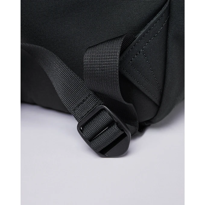 Sandqvist Knut Backpack II Black With Black Webbing 6 Sandqvist Knut Backpack II Black With Black Webbing - Afbeelding 6