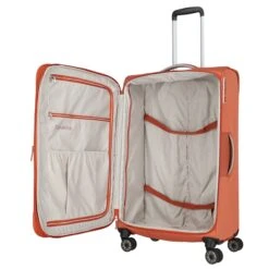 Travelite Miigo 4 Wheel Trolley L Expandable Copper/chutney -Mode Tassen Winkel image 1358
