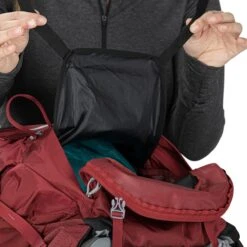 Osprey Ariel 55 Womens Backpack XS/S Claret Red -Mode Tassen Winkel image 13869