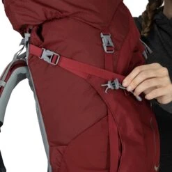 Osprey Ariel 55 Womens Backpack XS/S Claret Red -Mode Tassen Winkel image 13872