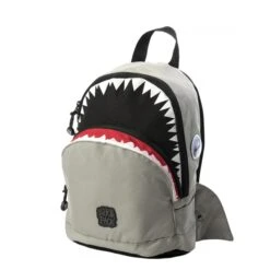 Pick & Pack Shark Shape Backpack S Grey