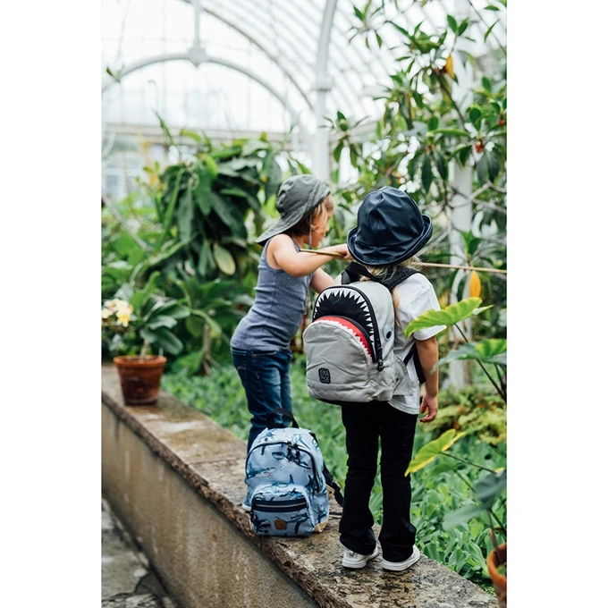 Pick & Pack Shark Shape Backpack S Grey 2 Pick & Pack Shark Shape Backpack S Grey - Afbeelding 2