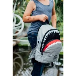 Pick & Pack Shark Shape Backpack S Grey 8 Pick & Pack Shark Shape Backpack S Grey -Mode Tassen Winkel image 13981