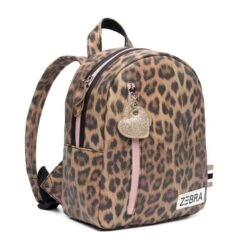 Zebra Trends Girls Rugzak S Leo Camel Pink -Mode Tassen Winkel image 14035