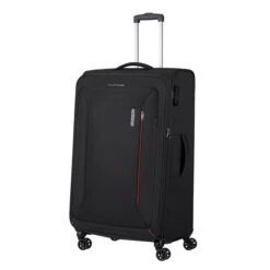 American Tourister Hyperspeed Spinner 80 TSA Exp Jet Black -Mode Tassen Winkel image 1412