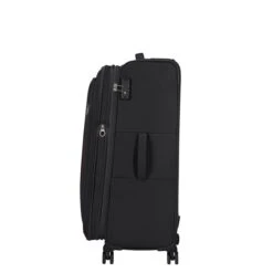 American Tourister Hyperspeed Spinner 80 TSA Exp Jet Black -Mode Tassen Winkel image 1415