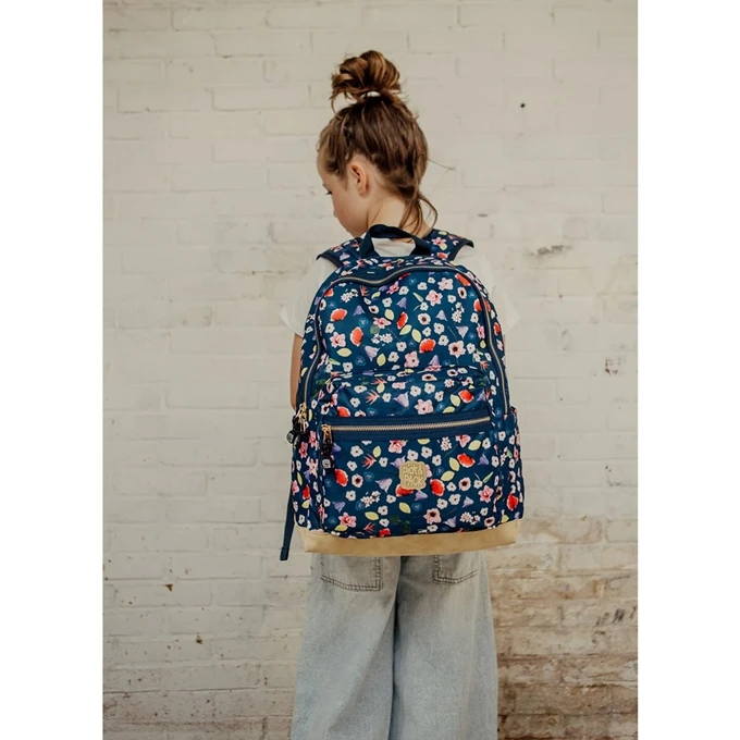 Pick & Pack Field Flower Backpack L Navy 3 Pick & Pack Field Flower Backpack L Navy - Afbeelding 3