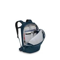 Osprey Transporter Panel Loader Backpack Venturi Blue -Mode Tassen Winkel image 14308