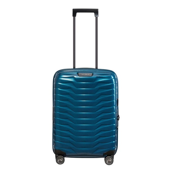 Samsonite Proxis Spinner 55 Expandable Petrol Blue 1 Samsonite Proxis Spinner 55 Expandable Petrol Blue